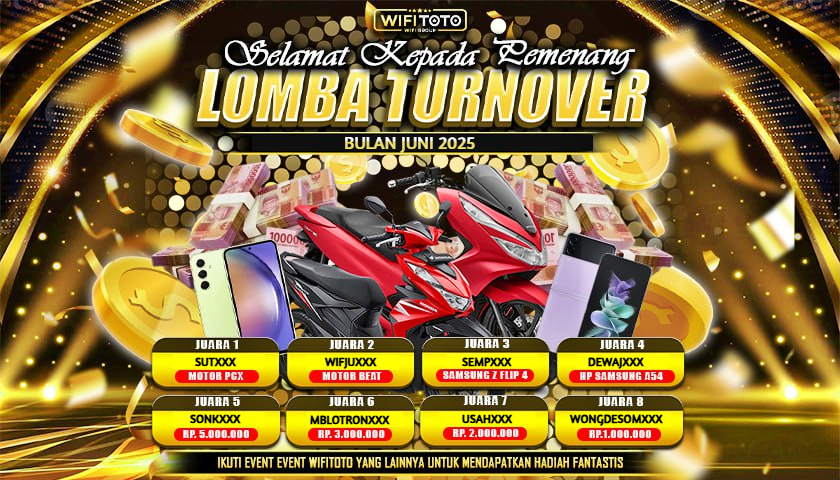PEMENANG LOMBA TURNOVER BULAN JUNI  